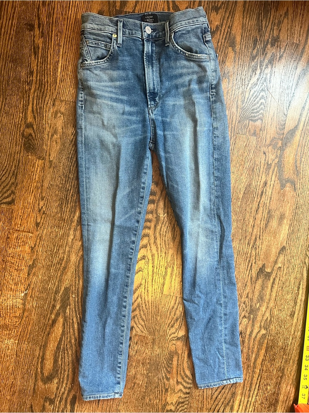 Citizens Of Humanity Skinny Jeans in Faded Blue Wash